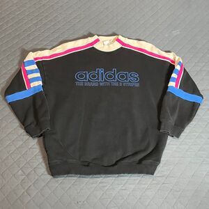 Adidas Originals Racing Legacy Firebird Sweater Black Pink 3-Stripe Women M